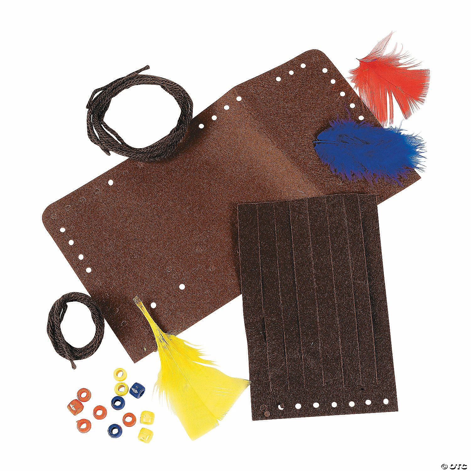 Flash Sale ๐ Beads & Feathers Pouch Necklace Craft Kit - Makes 12 ๐ - Image 2