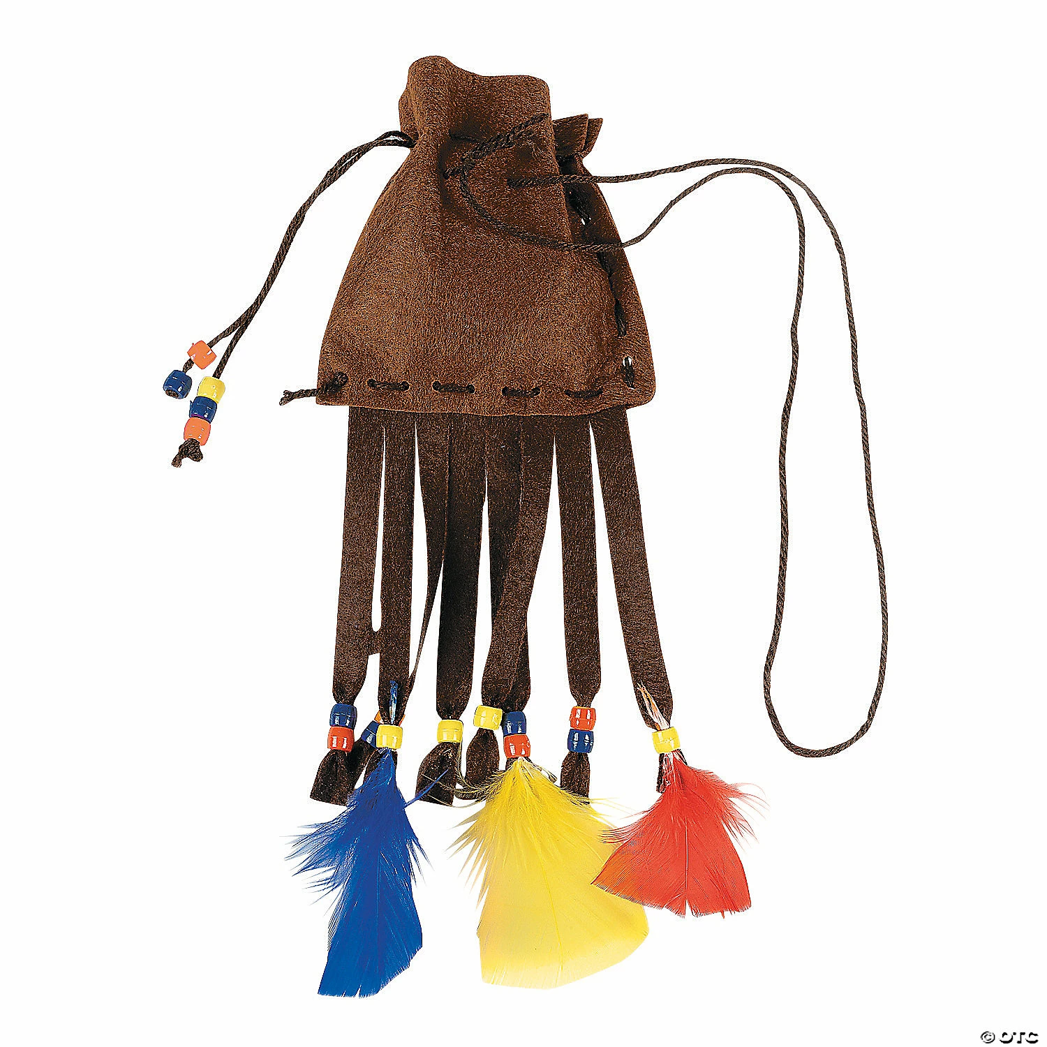 Flash Sale ๐ Beads & Feathers Pouch Necklace Craft Kit - Makes 12 ๐