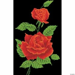 Best deal 🌟 Diamond Dotz Diamond Embroidery Facet Art Kit 10.6"X16.5"-Red Rose Corsage with Frame 😉