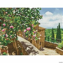 Flash Sale 🎁 Diamond Dotz Diamond Embroidery Facet Art Kit 12.2"X16.14"-Tuscan Vista ✔️