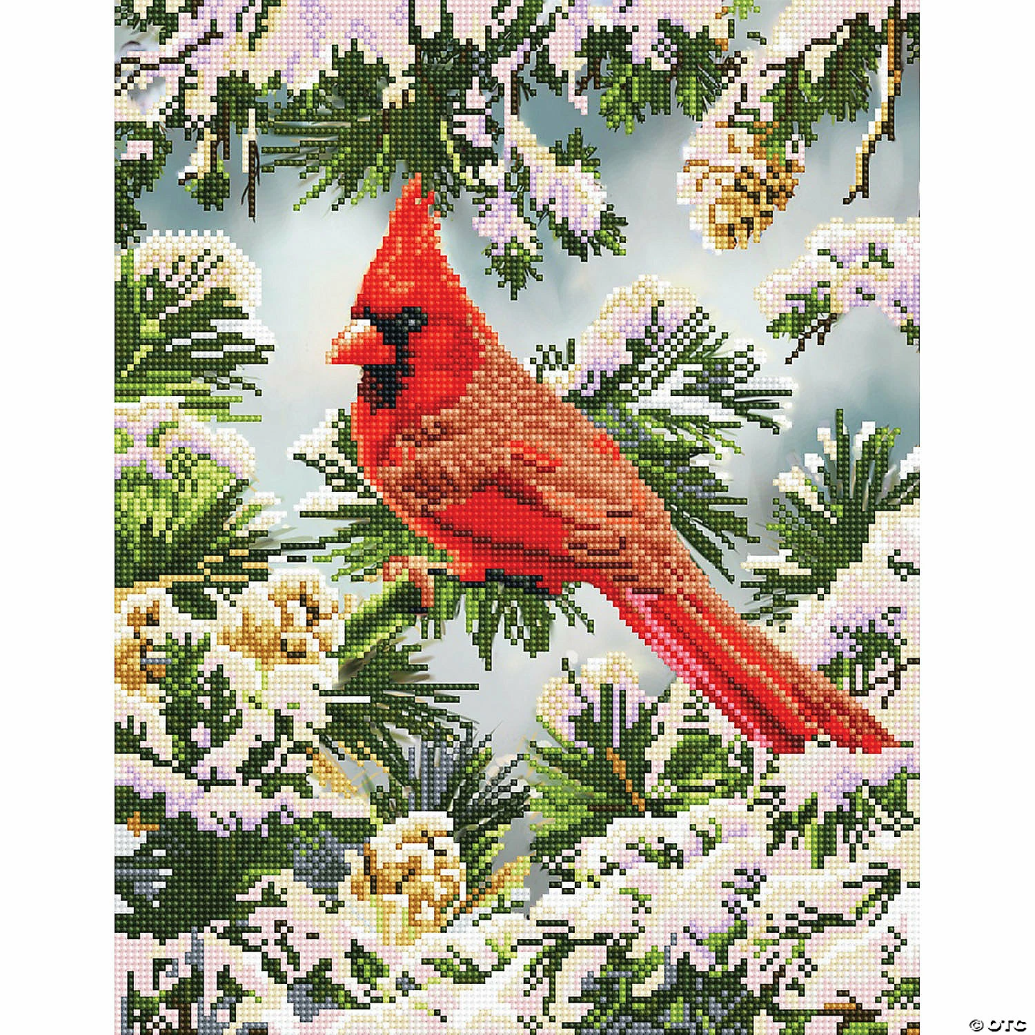 Brand new 👏 Diamond Dotz Diamond Embroidery Facet Art Kit 14.6"X18.5"-Good Fortune Cardinal ⌛