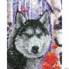 Best Sale 😉 Diamond Dotz Diamond Embroidery Facet Art Kit 15"X19"-Forest Wolf 👍