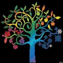 New 👏 Diamond Dotz Diamond Embroidery Facet Art Kit 16"X16"-Wishing Tree 🎁