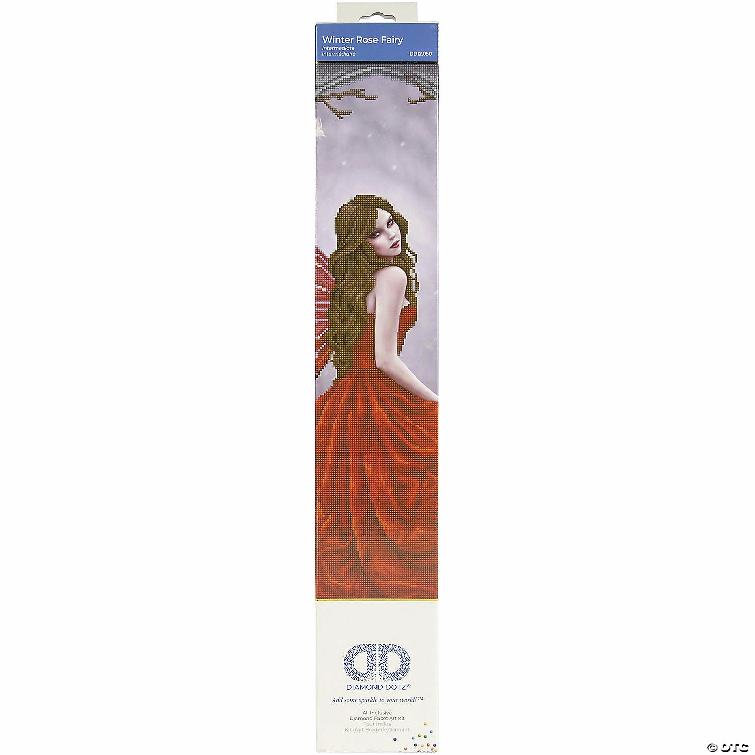 Deals ๐ Diamond Dotz Diamond Embroidery Facet Art Kit 20.5"X26.8"-Winter Rose Fairy ๐ - Image 2