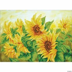 Outlet 🎁 Diamond Dotz Diamond Embroidery Facet Art Kit 22.44"X16.14"-Hazy Daze Sunflowers 🎁