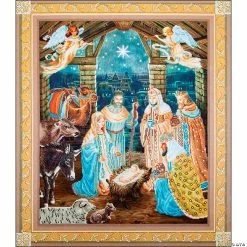 Top 10 😉 Diamond Dotz Diamond Embroidery Facet Art Kit 37.25"X43.25"-Nativity Scene 💯