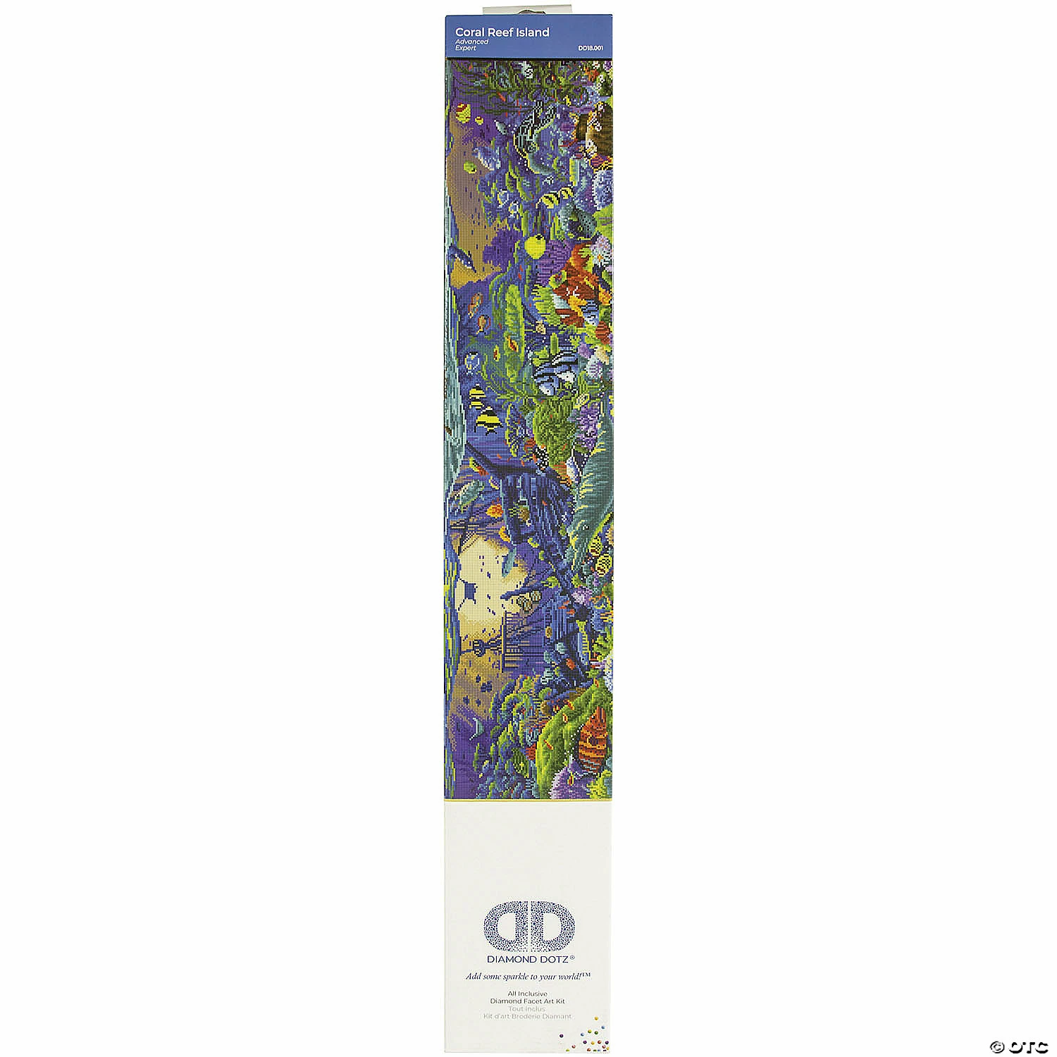 Budget ✔️ Diamond Dotz Diamond Embroidery Facet Art Kit 51"X25"-Coral Reef Island 🔥 - Image 2