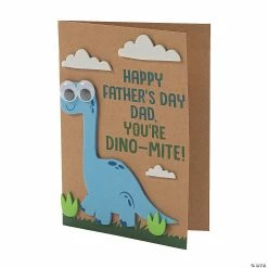 Best Pirce β Dino-Mite Dad Card Craft Kit - Makes 12 β