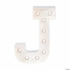 Budget 🎁 DIY Letter “J” Marquee Light-Up Kit - Males 1 🥰