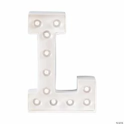 Flash Sale 👍 DIY Letter “L” Marquee Light-Up Kit - Makes 1 🔔