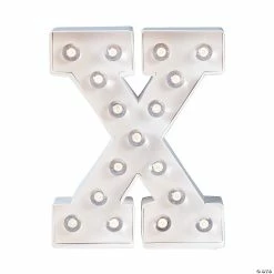 Discount 😉 DIY Letter “X” Marquee Light-Up Kit - Makes 1 🧨