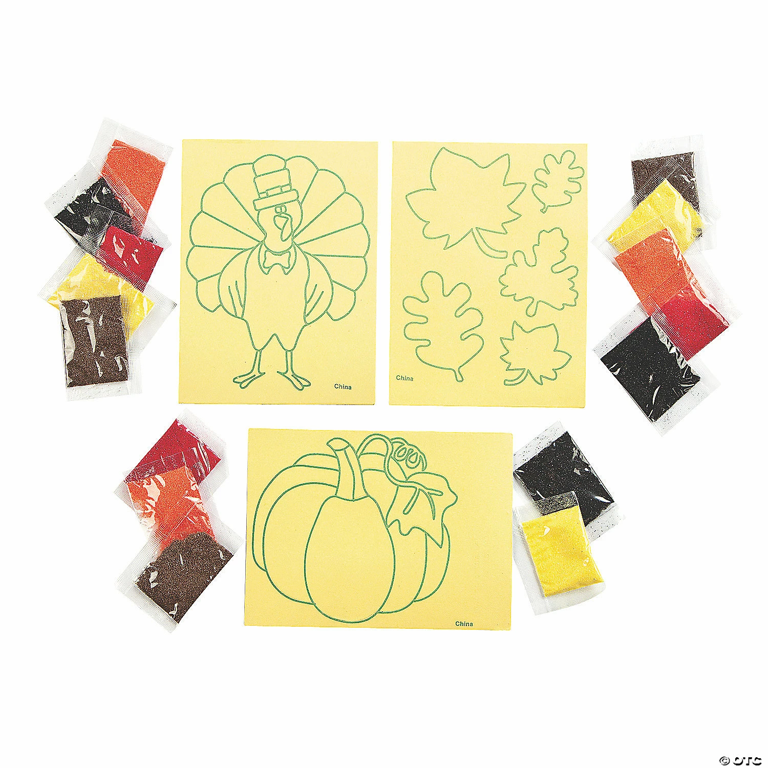 Cheapest โ Fall Sand Art Picture Craft Kit - Makes 12 ๐ - Image 2