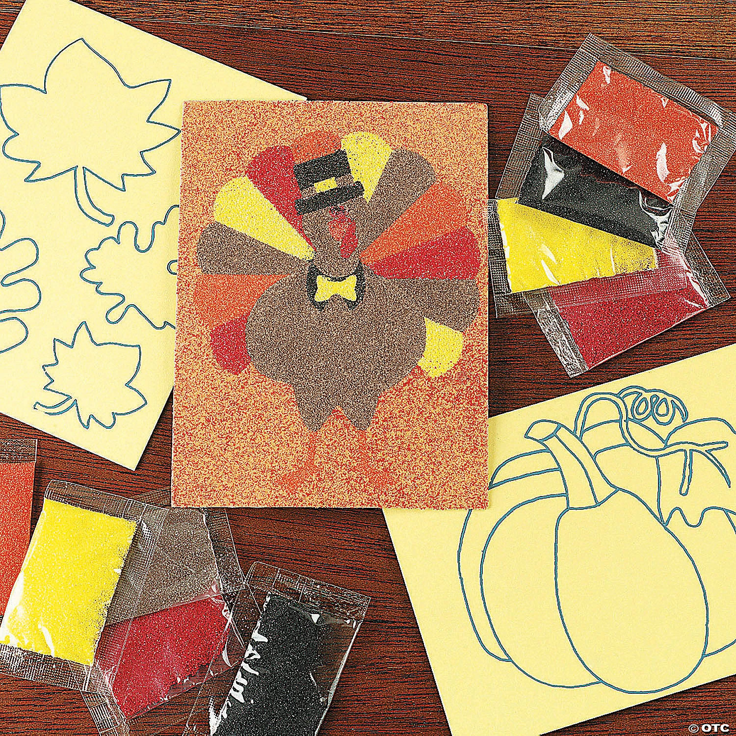 Cheapest โ Fall Sand Art Picture Craft Kit - Makes 12 ๐ - Image 3