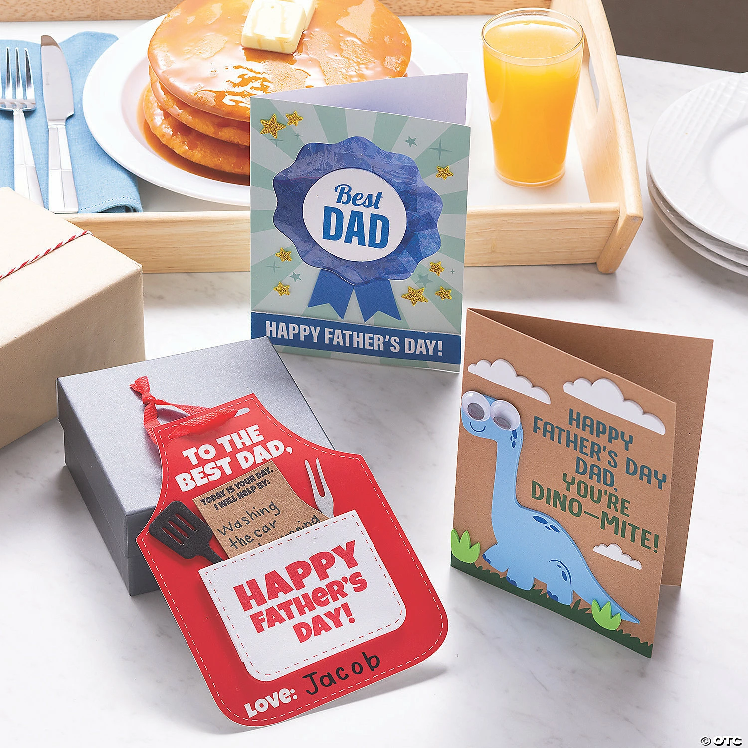 Discount π Fatherβs Day Tissue Paper Card Craft Kit - Makes 12 π - Image 4