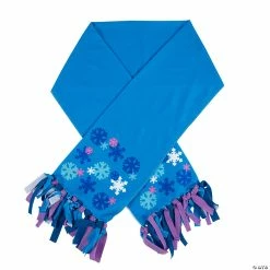 Top 10 😉 Fleece Snowflake Scarf Kit - Makes 6 🤩