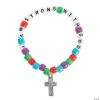Top 10 🌟 “I Am Strong with God” Pony Bead Bracelet Craft Kit - Makes 12 ✨