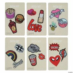Buy 🥰 Tween Iron-On Patch Assortment - 18 Pc. 🧨