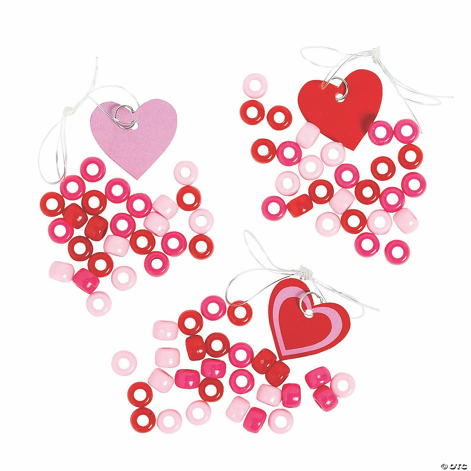 Best reviews of โ๏ธ Valentine Charm Beaded Bracelet Craft Kit - Makes 12 ๐ฏ - Image 2